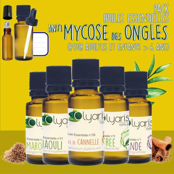 Mycoses des Ongles - Pack d'Huiles Essentielles - Olyaris
