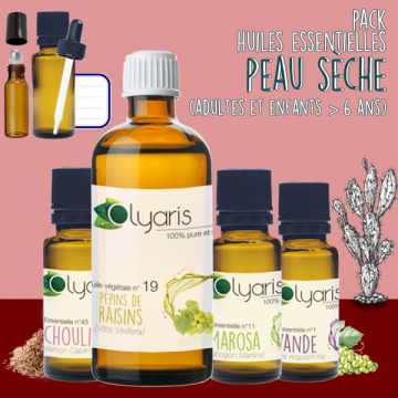 Peau Sèche - Pack aux Huiles Essentielles