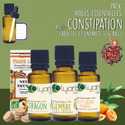 Constipation : le Pack d'Huiles Essentielles