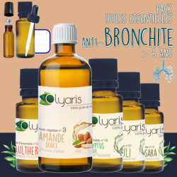 Bronchite : Le Pack d'Huiles Essentielles