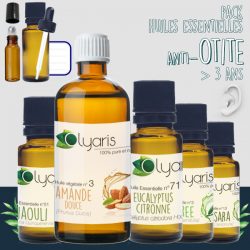 Otite : Le Pack d'Huiles Essentielles