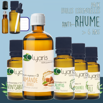 Rhume : Le Pack d'Huiles Essentielles