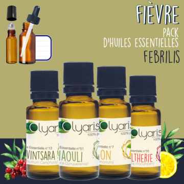 Fièvre - Febrilis: Le Pack d'Huiles Essentielles