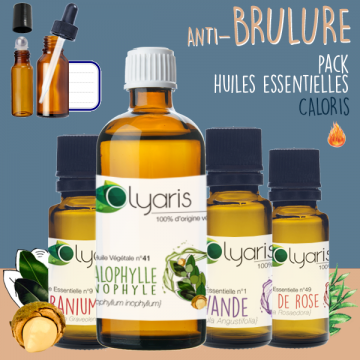 Brûlure : Le Pack d'Huiles Essentielles Bruluris