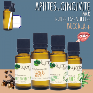 Aphtes et Gingivite : Le Pack d'Huiles Essentielles Buccala+