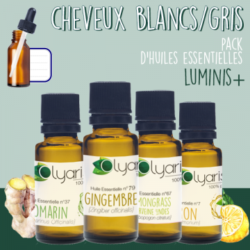 Cheveux Blancs - Luminis+ : Le Pack d'Huiles Essentielles