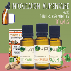 Intoxication Alimentaire: Le Pack d'Huiles Essentielles Toxalis