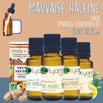 Buccalis+ : Le Pack d'Huiles Essentielles