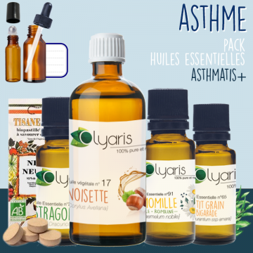 Asthme : Le Pack Asthmatis+ aux Huiles Essentielles